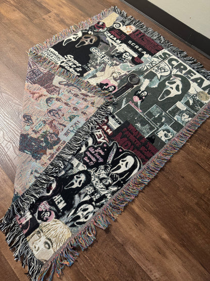 Woven GhostFace Blanket